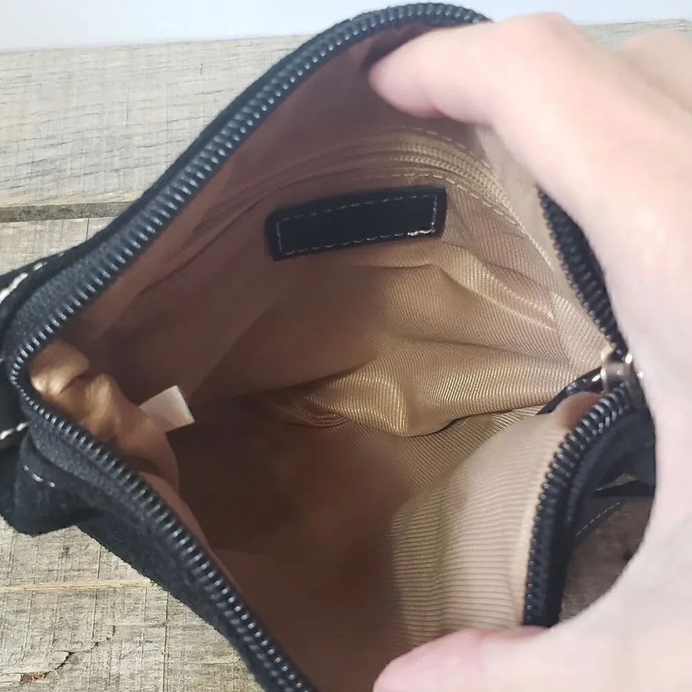 M. LONDON Mini Suede Handbag - Picture 10 of 12